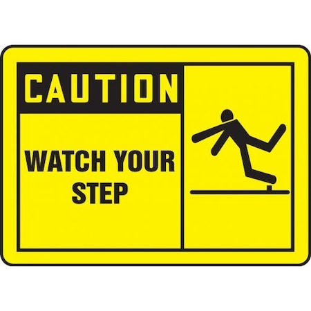 OSHA CAUTION SAFETY SIGN WATCH YOUR MSTF612XT